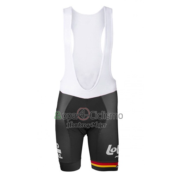 Lotto Soudal Ropa Ciclismo Culotte Corto 2017 Mangas Cortas Negro
